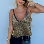 Blusa paetê